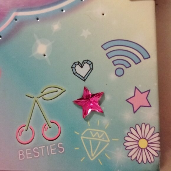 Top Secret Diary Rainbow Gradient Cover Pink Pastel Lights Up Writing Journal - Picture 5 of 11